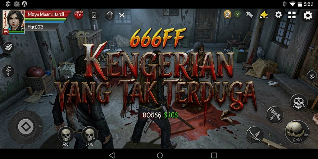 Gameplay menegangkan di dunia kegelapan Horror.