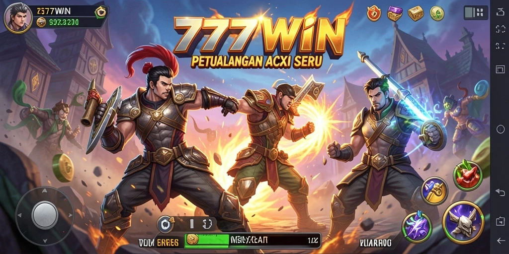 Tampilan gameplay ARPG menegangkan dengan pertempuran seru dan grafis menarik.
