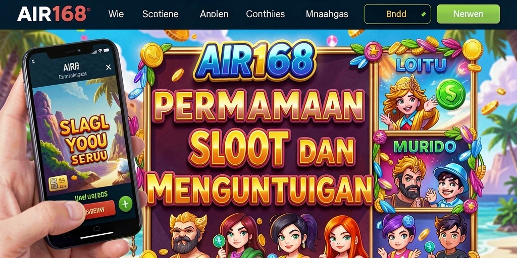 Tampilan game Slot AIR168 yang menarik dan penuh aksi.