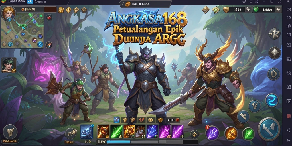Tampilan gameplay menarik dari ANGKASA168 dalam aksi ARPG.