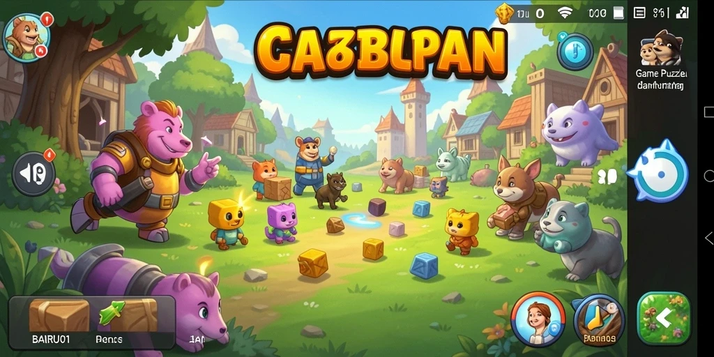 Tampilan gameplay menantang dalam BARU01 yang memikat.