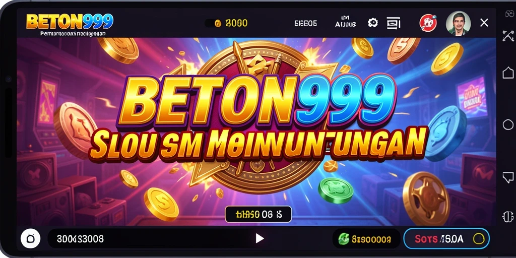 Tampilan menarik dari gameplay Slot BETON999 yang mendebarkan.