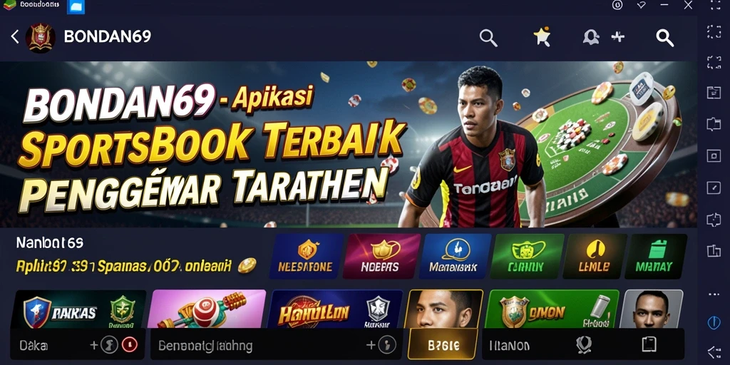 Tampilan menarik dari gameplay BONDAN69 di Sportsbook.