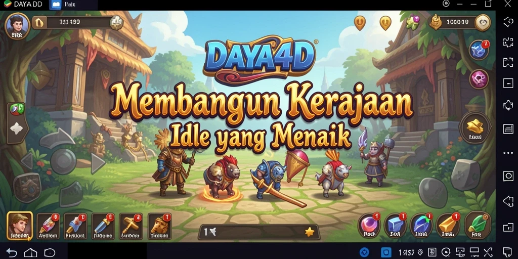 Screenshot utama menampilkan gameplay DAYA4D yang dinamis dan menarik.