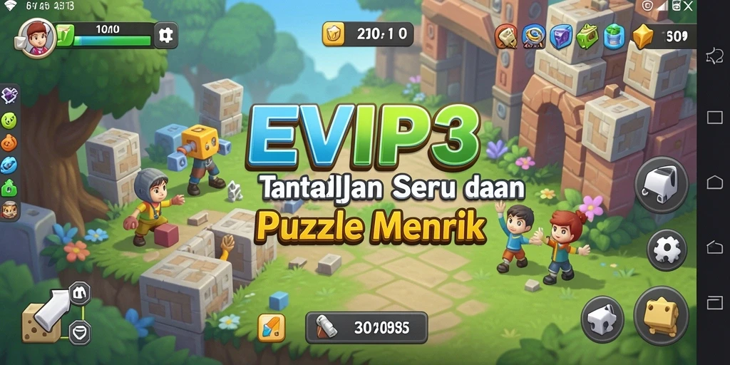 Gameplay menantang di EVIP3 dengan berbagai teka-teki seru.