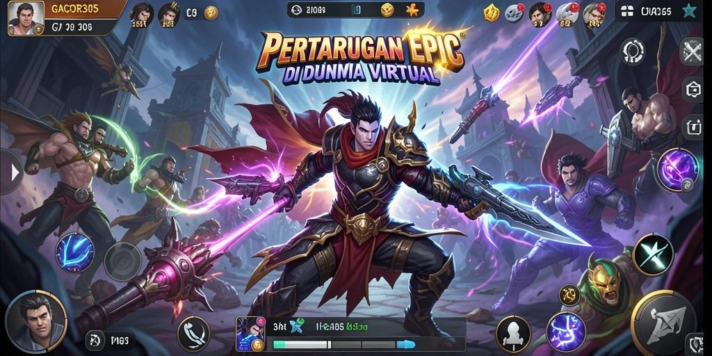 Tampilan gameplay GACOR305 yang menegangkan dan penuh aksi.