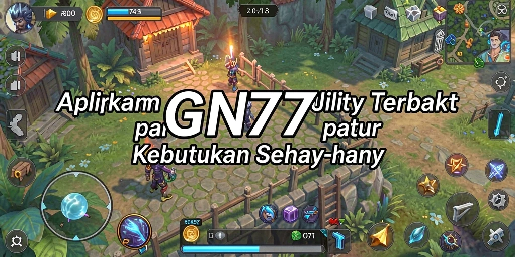Tampilan antarmuka GN777 yang bersih dan mudah digunakan.