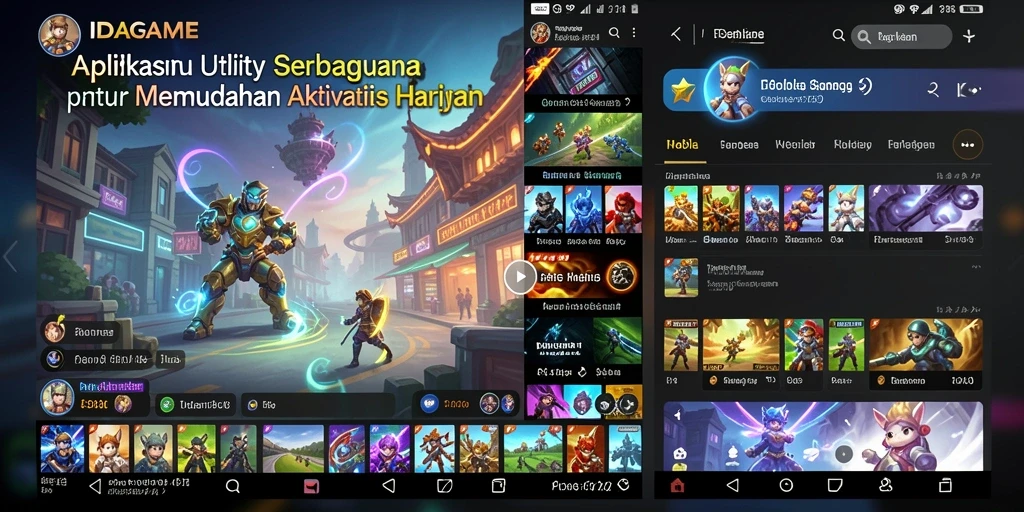Screenshot IDAGAME menunjukkan fitur pengingat tugas yang memudahkan pengguna.