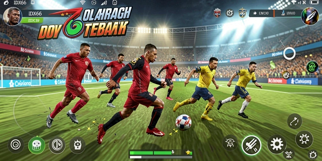 Tampilan gameplay IDX66 dengan berbagai informasi olahraga menarik.