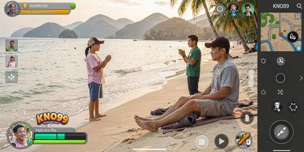 Screenshot permainan KNO89 menampilkan gameplay yang menyenangkan dan santai.