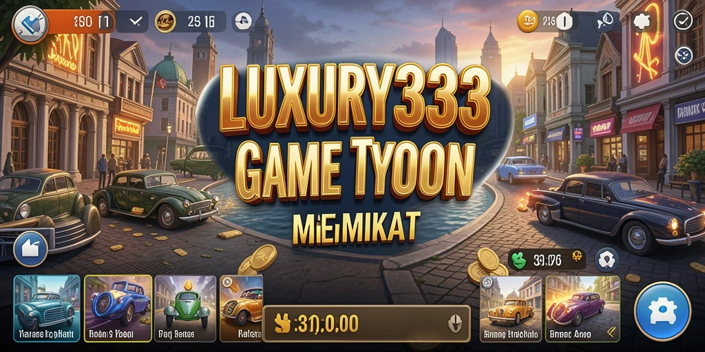 Tampilan utama gameplay LUXURY333 yang menegangkan dan menarik.