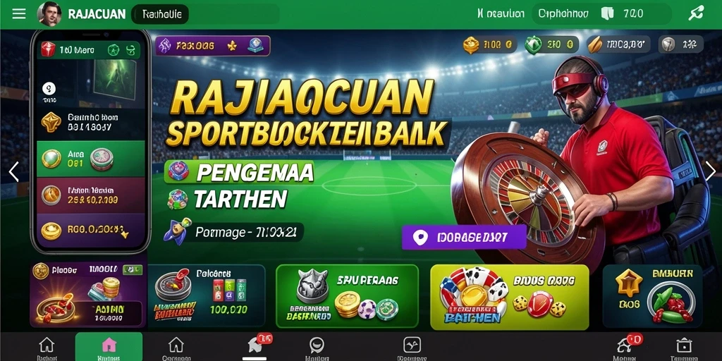 Tampilan menarik dan gameplay menarik di RAJACUAN.