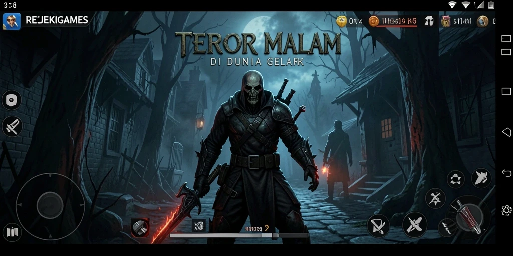 Tampak menyeramkan dalam gameplay <strong>REJEKIGAMES</strong> yang mencekam.