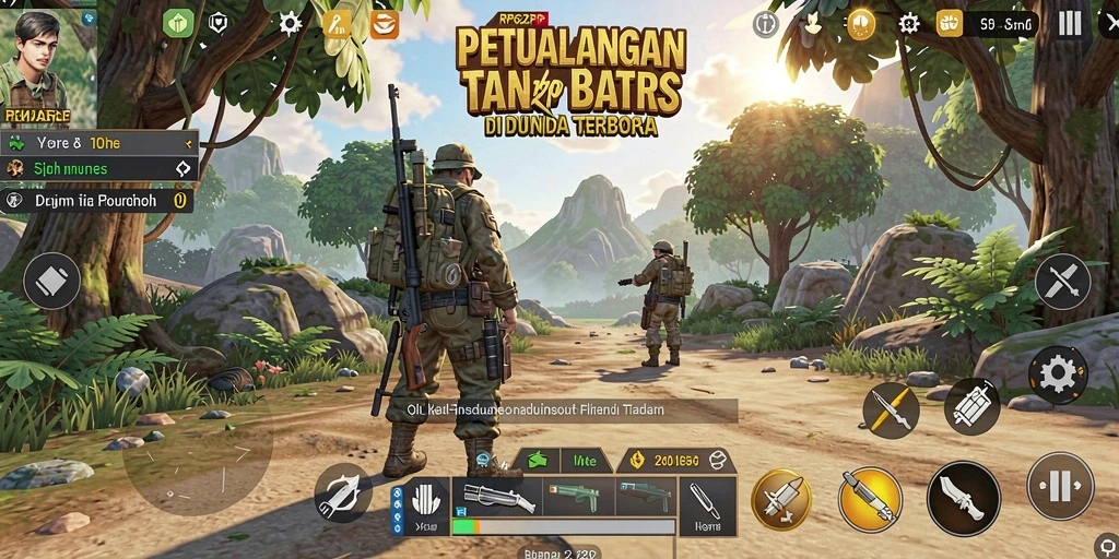 Screenshot gameplay RP62RP menampilkan eksplorasi dunia terbuka yang menakjubkan.